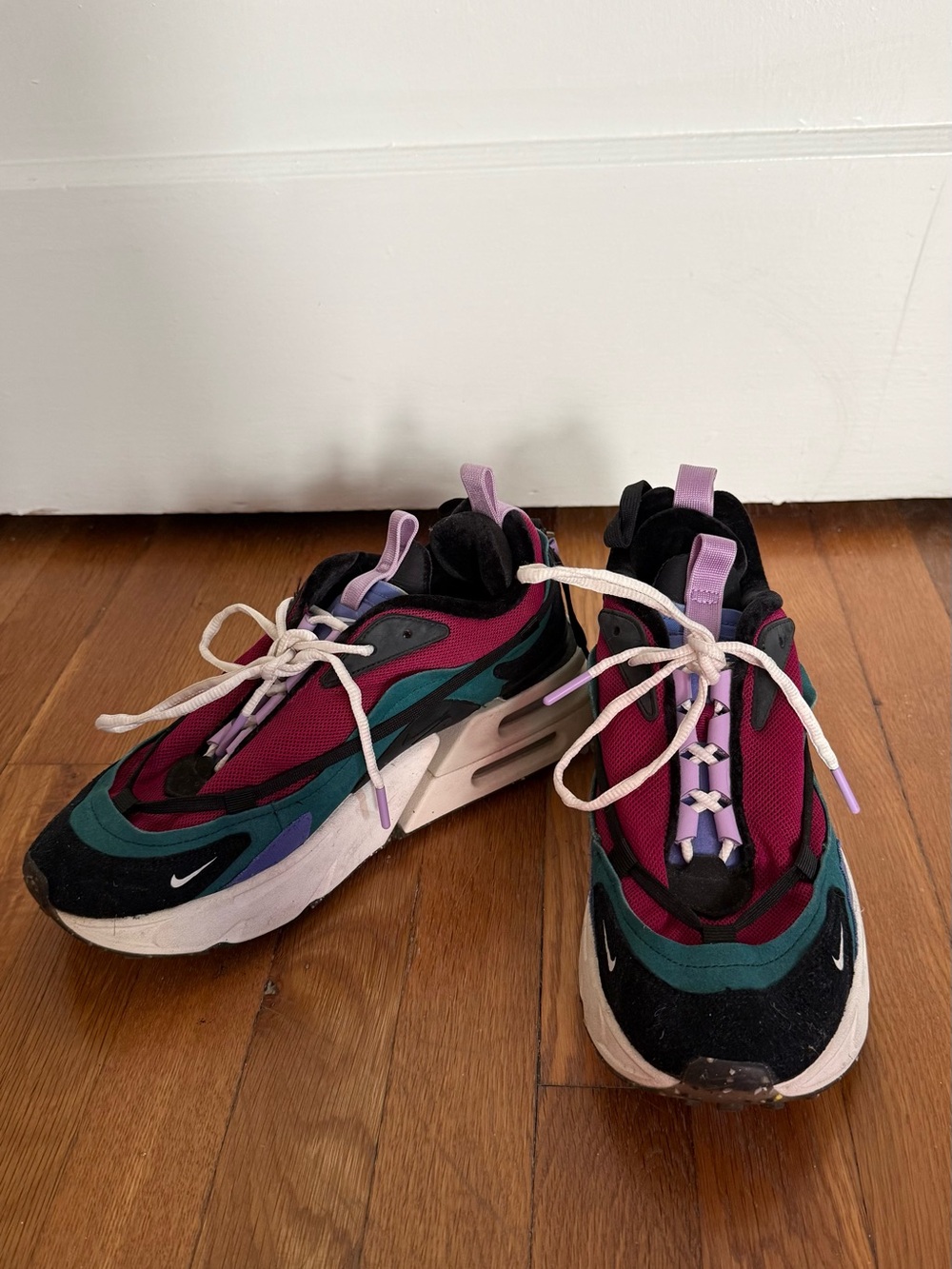 Nike air max 270 W10.5 Multicolor- Purple & Teal